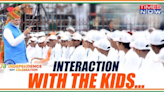 WATCH: PM Modi Greets Children At Red Fort For I-Day Celebrations, Interacts With Them