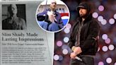 Obituary for Eminem’s alter ego, Slim Shady, shows up in Detroit newspaper
