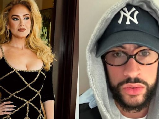 Adele declara que ama a Bad Bunny en un concierto y pone fin a rumores de rivalidad