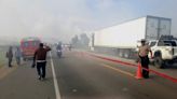 Quíntuple choque en Arequipa deja dos muertos y varios heridos: quema de rastrojos provocó el siniestro