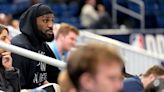 NBA: LeBron James Attends Draft Combine To Watch Son Bronny Play