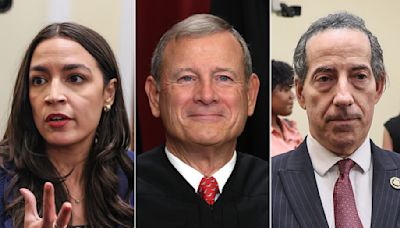 Alexandria Ocasio-Cortez and Jamie Raskin seeking answers from Chief Justice John Roberts over Supreme Court ethics