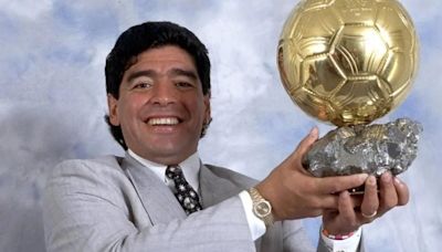 Los herederos de Maradona quieren suspender la subasta del Balón de Oro que ganó en 1986 - Diario Río Negro