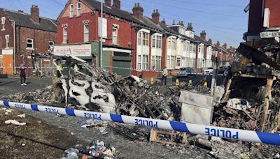 Leeds violence: Bus set on fire, police car overturned in U.K. riot over ‘family incident’