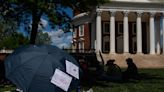 UVa student protest remains subdued in its second day