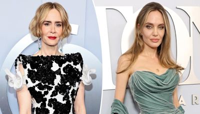 Red carpet ‘chaos’ at the 2024 Tony Awards: Sarah Paulson almost ‘body checked,’ Angelina Jolie and others wait in line