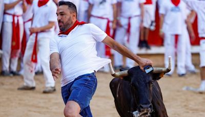 Six injured, including one gored, on first day of annual bull run in Spain