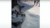 These Are the Most Colossal Corbet’s Couloir Wipeouts Captured on Film This Year