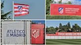 El 'escudo' también recibió al Atlético en su vuelta al trabajo