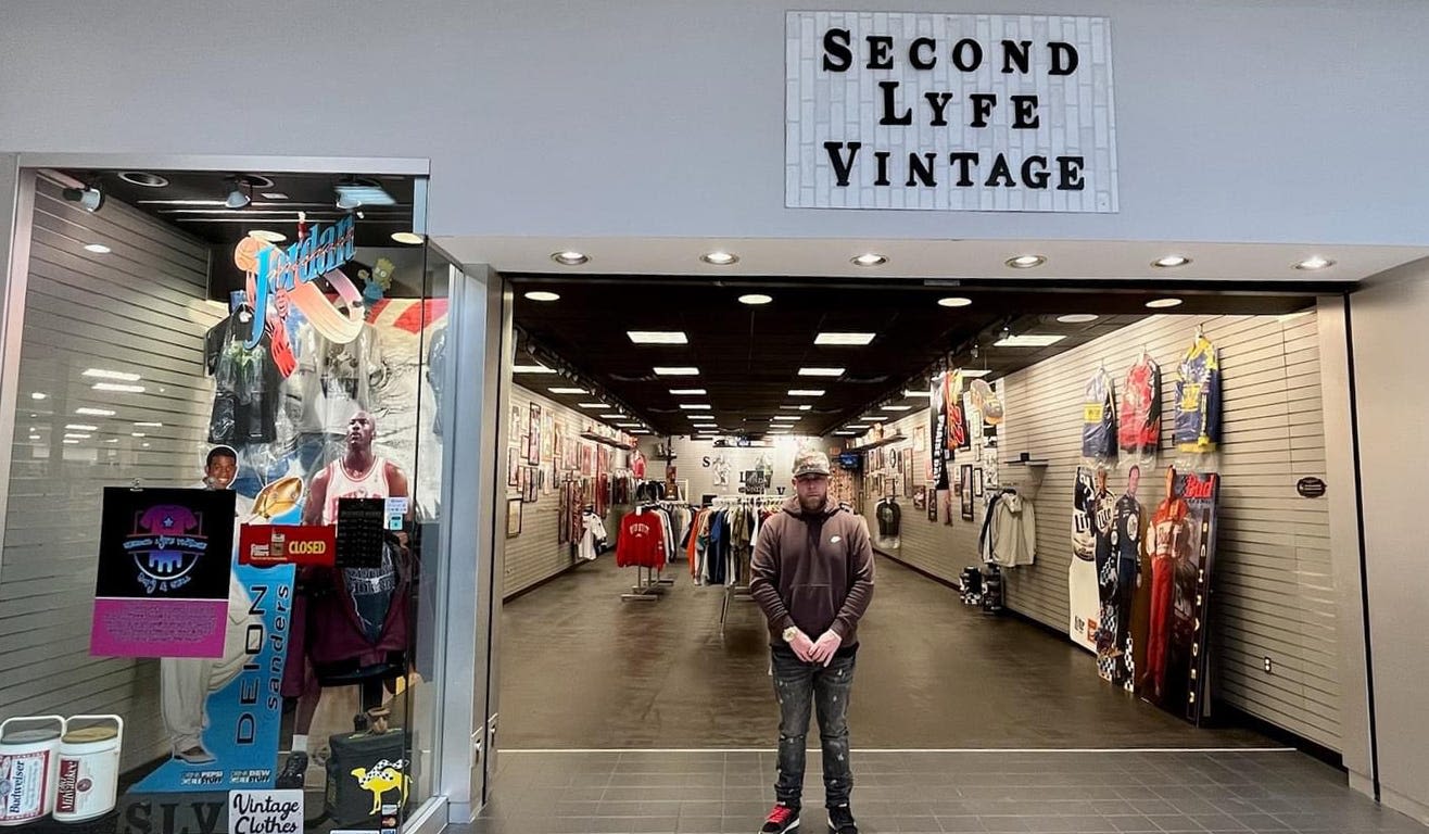 Second Lyfe Vintage at Colony Square Mall focuses on 1970s, Y2K men’s items