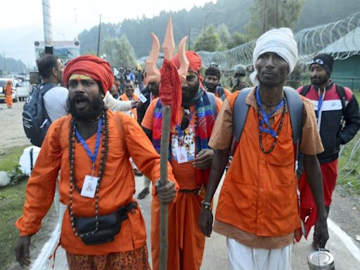 Over 30,000 Pilgrims Visit Amarnath Shrine, Total Number Crosses One Lakh