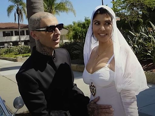 Kourtney Kardashian and Travis Barker Mark Second Anniversary of Courthouse Wedding: ‘2 Years Ago in Santa Barbara’