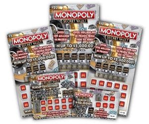 The secret is out! Florida Lottery launches MONOPOLY SECRET VAULT scratch-off games