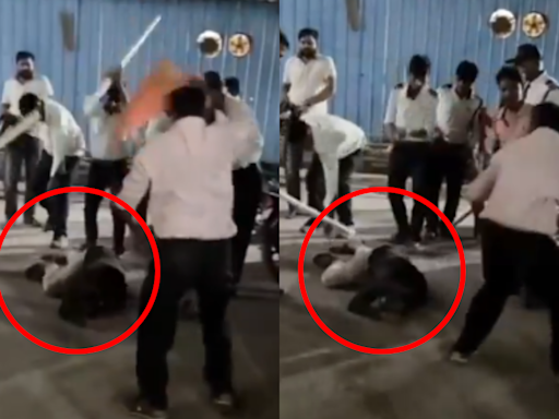 VIDEO: Man Beaten Up With Sticks By Security Guards Of Noida's Housing Society