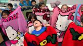 First-grade teacher crochets blankets for entire class based on picture they chose