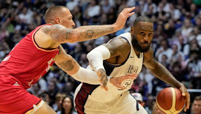 LeBron James leads U.S. in Paris Olympics tuneup win over Germany