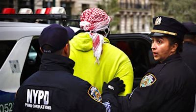 Un centenar de manifestantes propalestinos detenidos en Universidad de Columbia