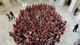 Decenas de propalestinos protestan en el Congreso de EE.UU. contra la visita de Netanyahu