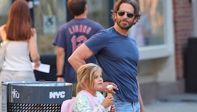 Bradley Cooper treats his seven-year-old daughter Lea to ice cream