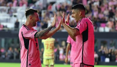 Five assists and goal for Messi, hat-trick for Suarez as Miami hit six