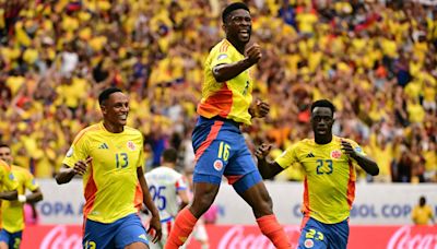 Formación posible de Colombia ante Costa Rica en Copa América