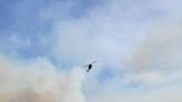 Wind-driven wild fire threatens homes along Columbia River in NE Oregon