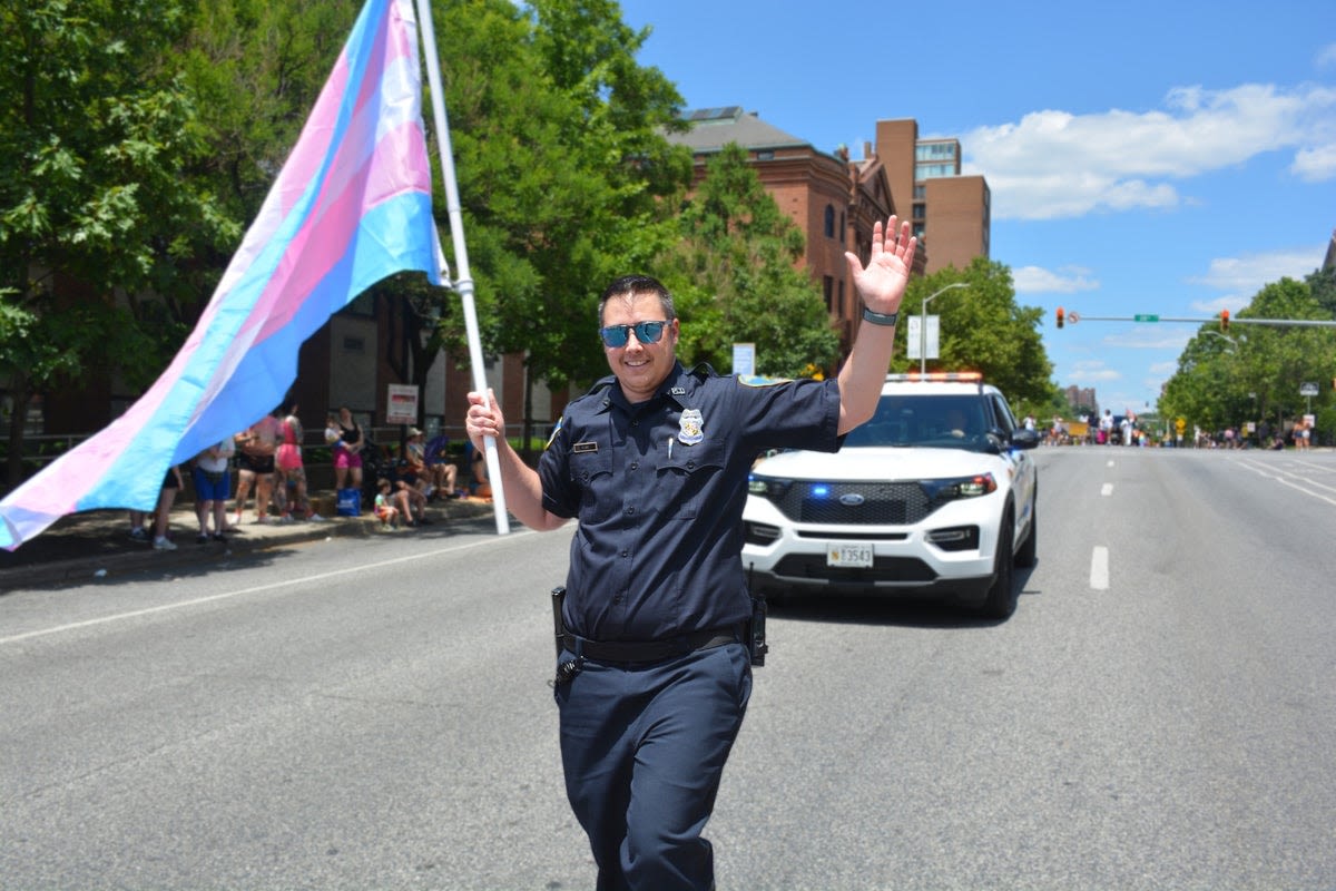 Chaos as Baltimore Pride crowd scrambles after Mace and fireworks cause a panic