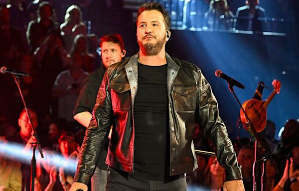 Luke Bryan Has Hard Fall on Stage After Slipping on a Fan's Phone