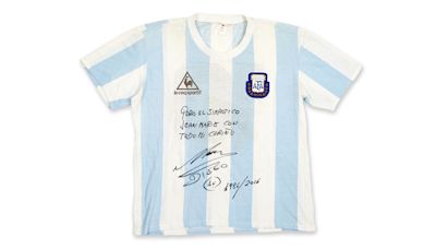 Maradona’s 1986 World Cup Semi-Final Jersey Could Fetch up to $1.2 Million at Auction