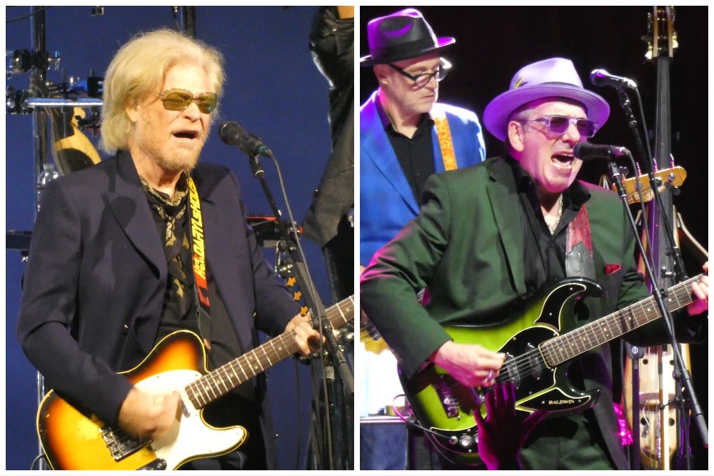 Daryl Hall and Elvis Costello Make Double-Feature Dreams Come True at the Greek: Concert Review