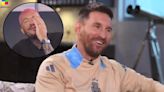 Video: el desopilante gaste de Messi a Tinelli por su llamativo color de pelo