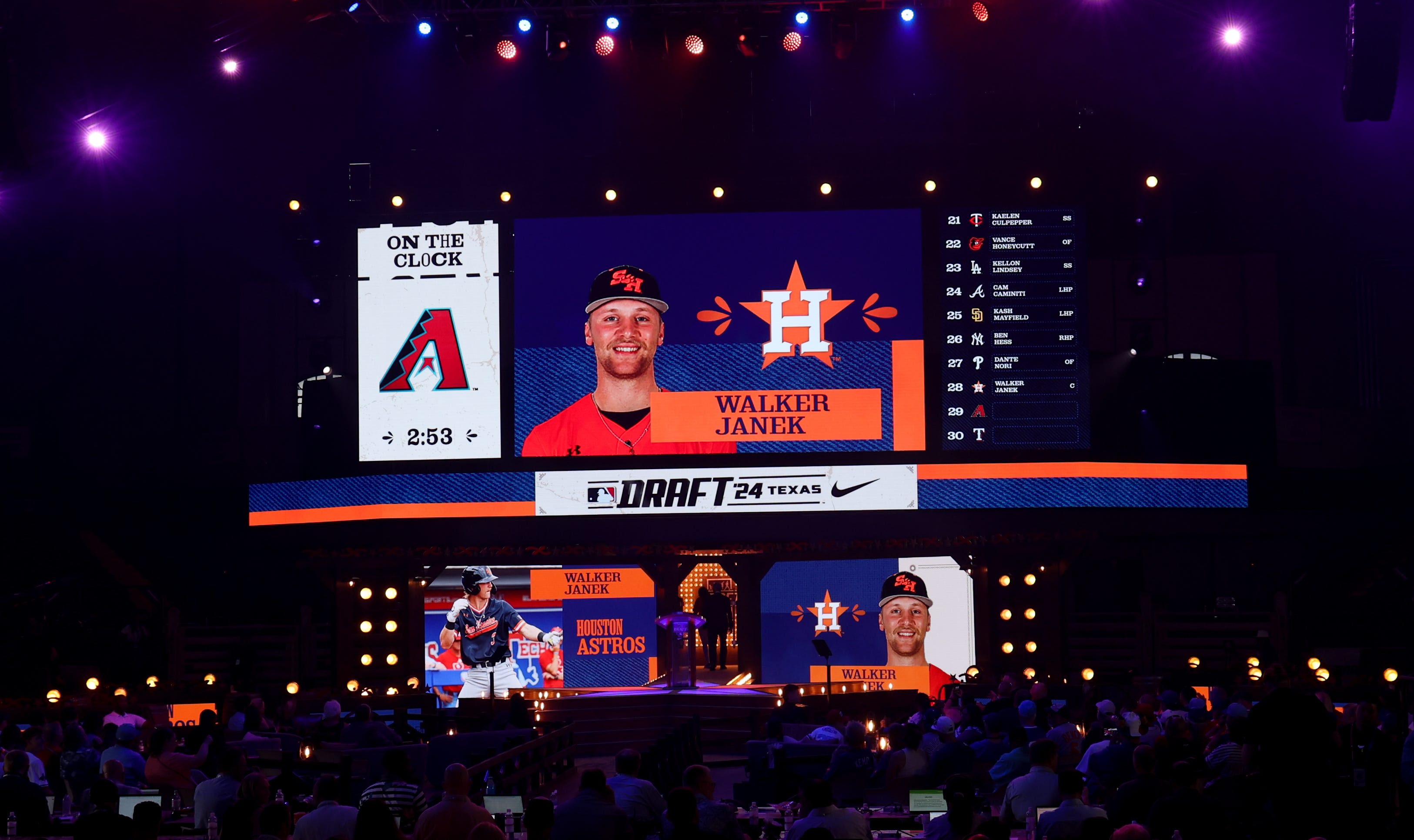 Houston Astros sign first-round draft pick, Gregory-Portland graduate Walker Janek