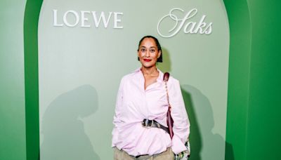 Tracee Ellis Ross Elevates the Oversized Look with Statement Accessories