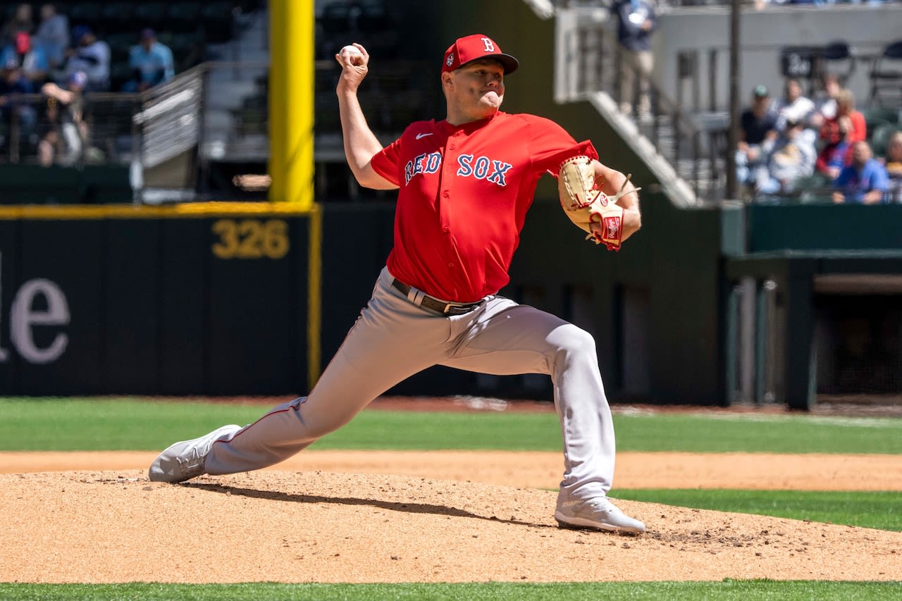 Red Sox prospect Richard Fitts (Verdugo trade) took perfect game into 8th