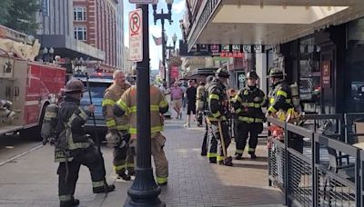 Firefighters respond to Hyatt Place Knoxville after fire found in control room