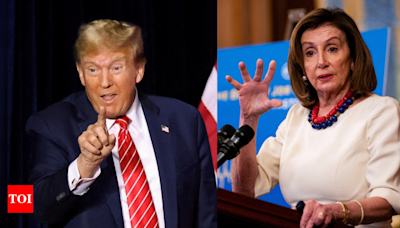 'She should be prosecuted': Trump on Nancy Pelosi and husband’s $500K visa stock trades - Times of India