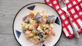 Add Red, White and Blue Potato Salad to your picnic table this weekend