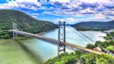 Historic Bear Mountain Bridge photo recreated