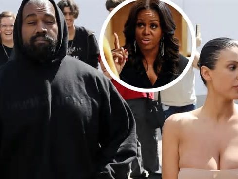 Kanye West confesó que quiere hacer un trío con Michelle Obama y Bianca Censori