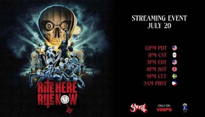 Ghost 'Rite Here Rite Now' Streaming Event Coming