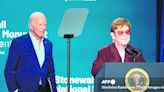 Elton John en evento organizado por el presidente Joe Biden: "La lucha por la libertad y la igualdad es continua”