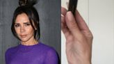 Victoria Beckham appears to have removed tattoo of husband David Beckham’s initials