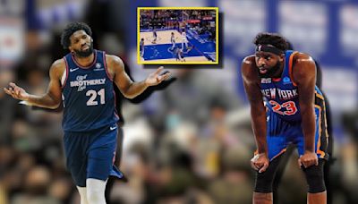 Mitchell Robinson Says He ‘Would Have Been Suspended’ if Pulled Joel Embiid’s Leg Like 76ers Star Did to Him