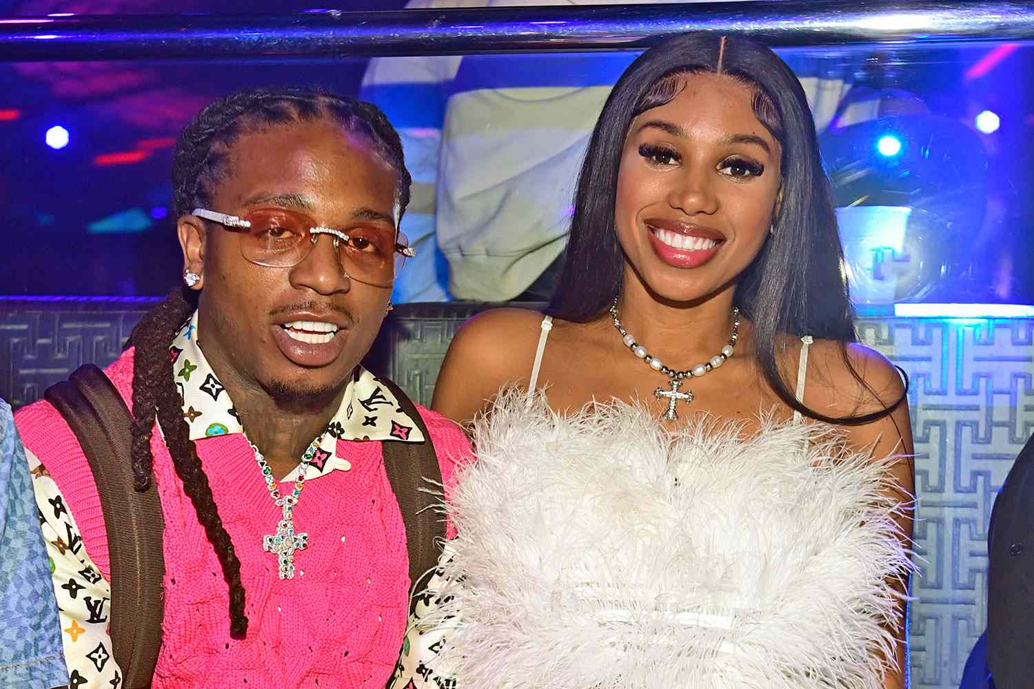 Deion Sanders' Daughter Deiondra Is Engaged to Singer Jacquees After a Baby Shower Surprise Proposal