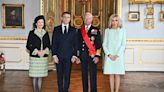 En imágenes: la bienvenida de la familia real sueca al matrimonio Macron