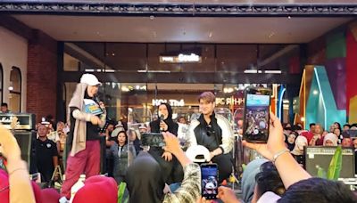 Kehadiran Lesti Kejora dan Rizky Billar di Meet and Greet Pemain Sinetron RCTI di Bandung, Disambut Riuh