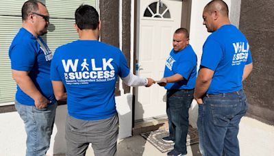 SISD administrators "Walk for Success" to get students back in school - KVIA