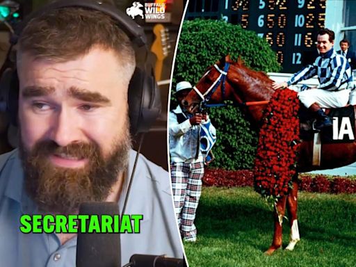 Jason Kelce bizarrely accuses Secretariat of being ‘juiced to the gills’