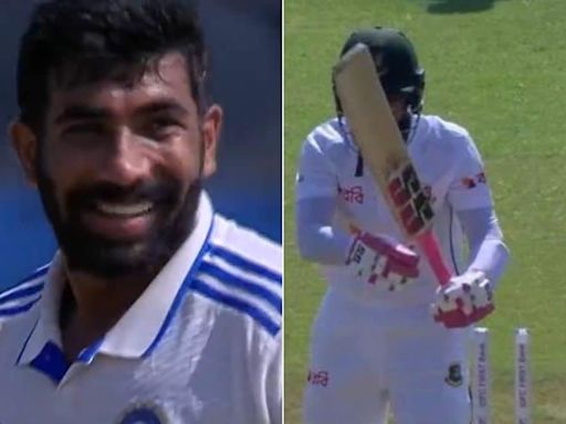 First Wicket for India in 2 Days: Jasprit Bumrah Cleans Up Mushfiqur Rahim with a Stunning Delivery | WATCH - News18