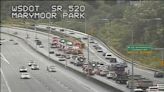 Pedestrian hit by car after possibly running into traffic on SR 520